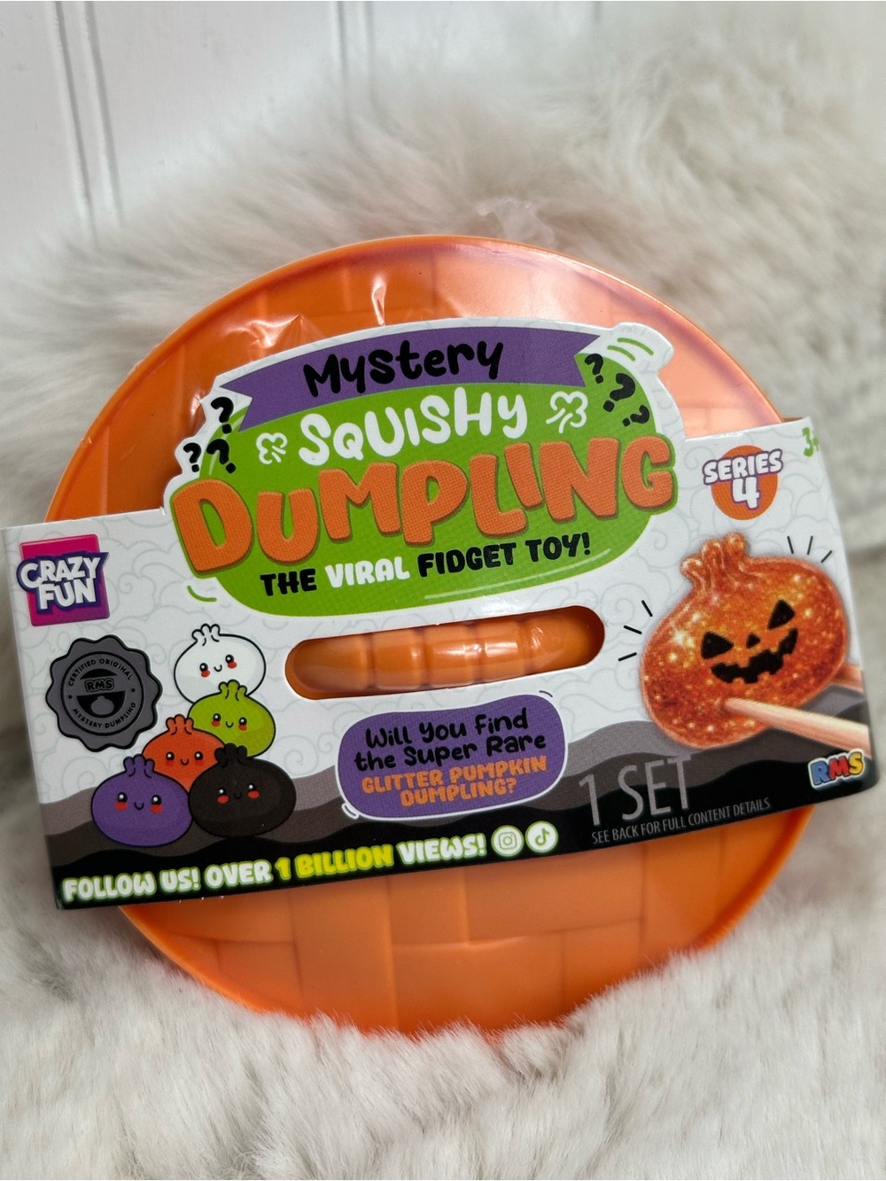 Mystery Squishy Dumpling Viral Fidget Toy- contains 1 squishy